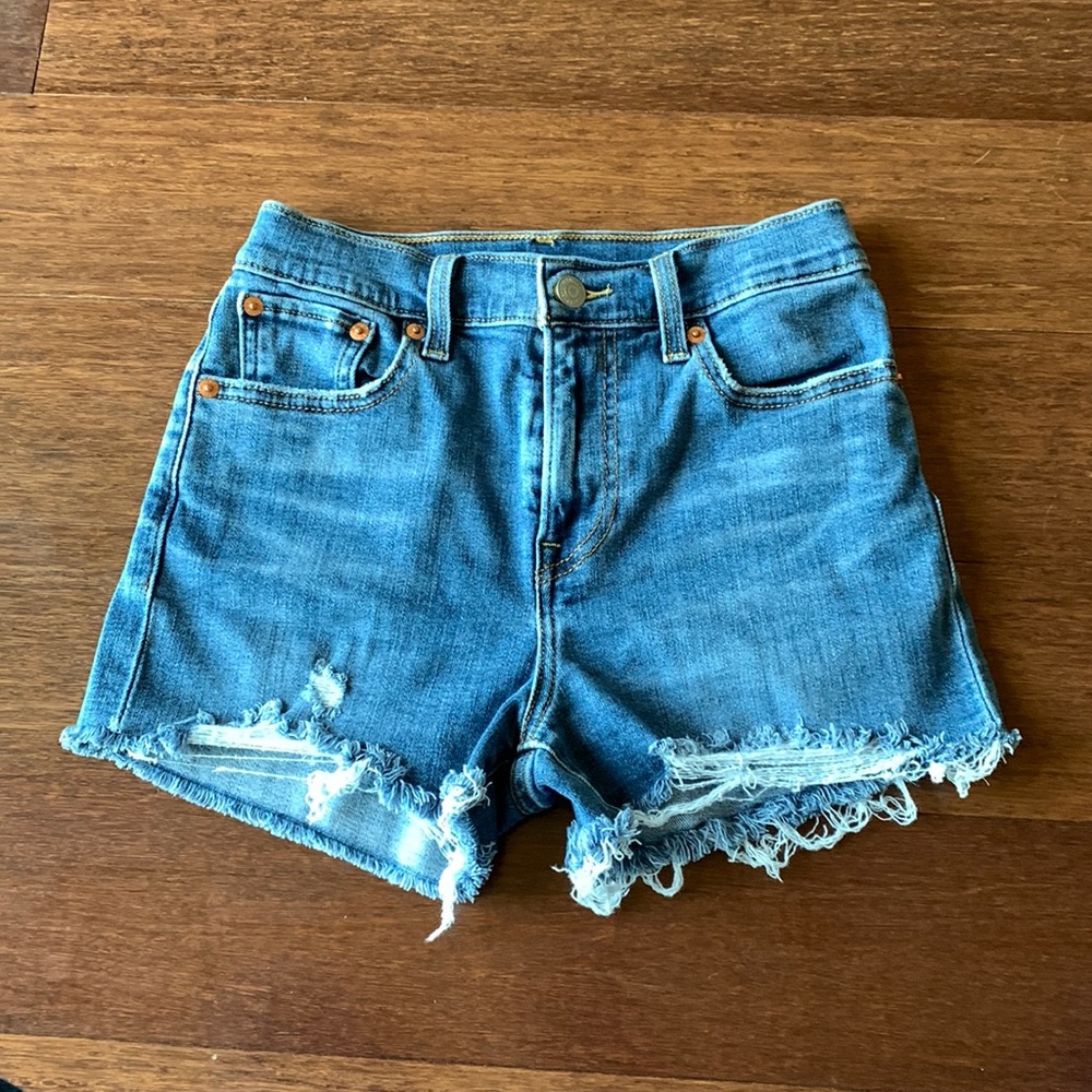 Levi's Blue Jean Shorts for Women